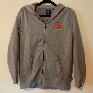 Vans zip up hoodie